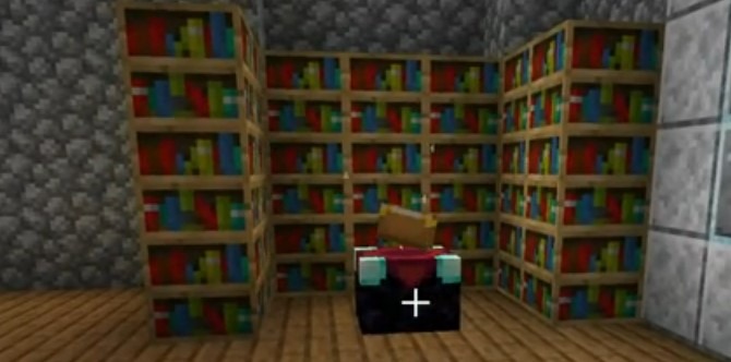 minecraft bookshelves