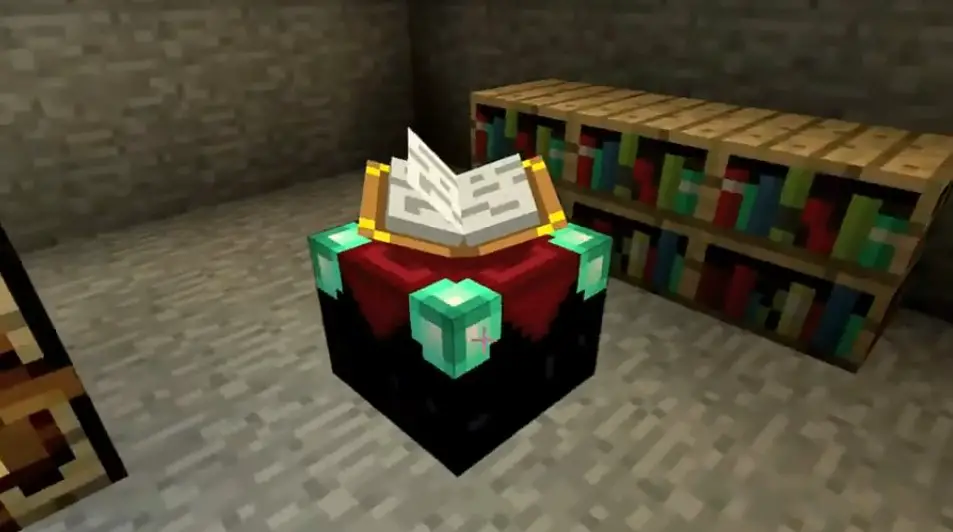 minecraft how to make enchanting table