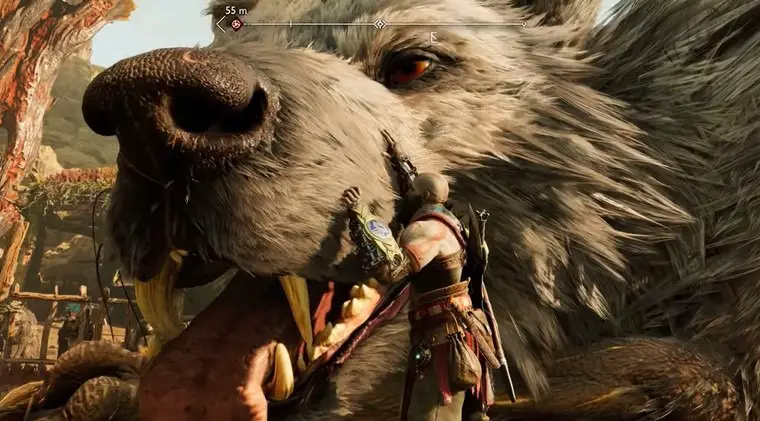 god of war ragnarok how to pet the wolves